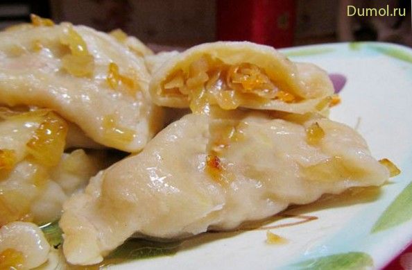 Вареники с кислой капустой (вареники, кислой, капуста) Вареники с кислой капустой