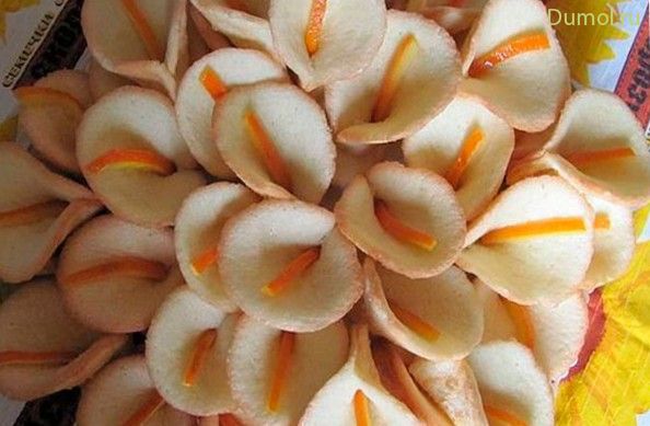 Весьма вкусное и нежное печенье "Каллы"