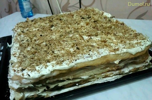 Вкусный торт «Спартак» с заварным кремом