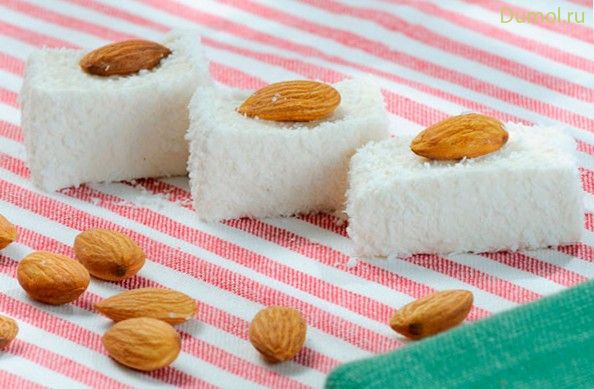 Восточный рахат-лукум с миндалем