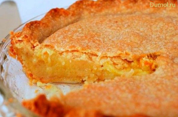 Закрытый лимонный пирог на сметане (закрытый, лимонный) Закрытый лимонный пирог на сметане