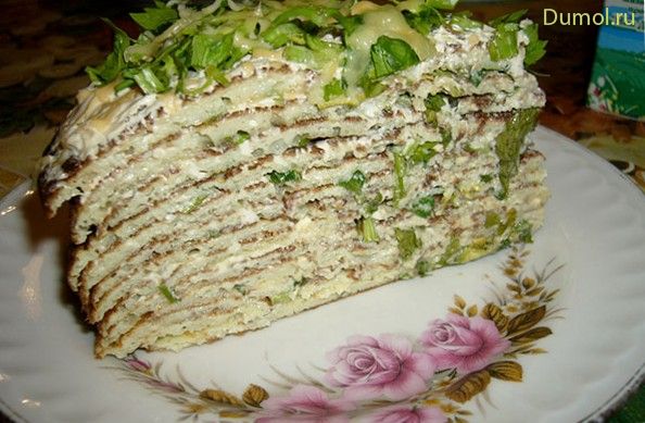 Закусочные кабачковые тортики