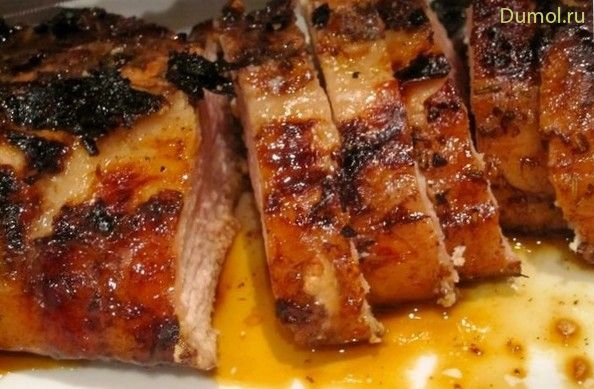 Запеченная телятина в беконе по-итальянски