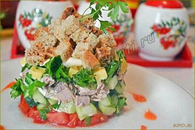 Мясной салат 