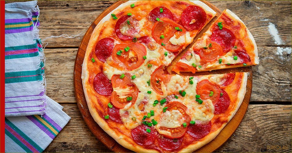 Рецепт быстрой пиццы на кефире
