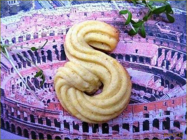 Итальянское печенье с полентой