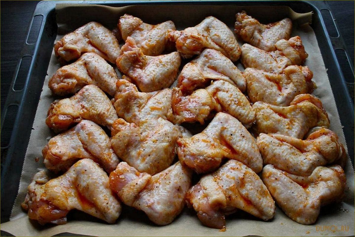 Куриные крылышки в духовке: простой и вкусный рецепт