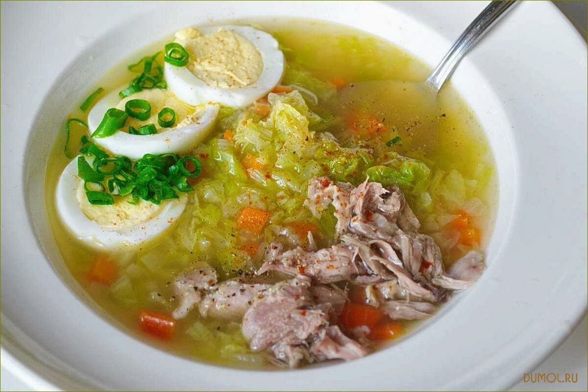 Рецепт быстрого супа с курицей