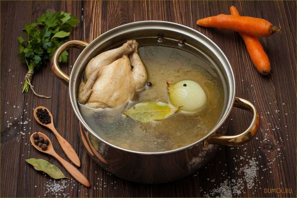 Бульон из домашней курицы: рецепты и полезные свойства