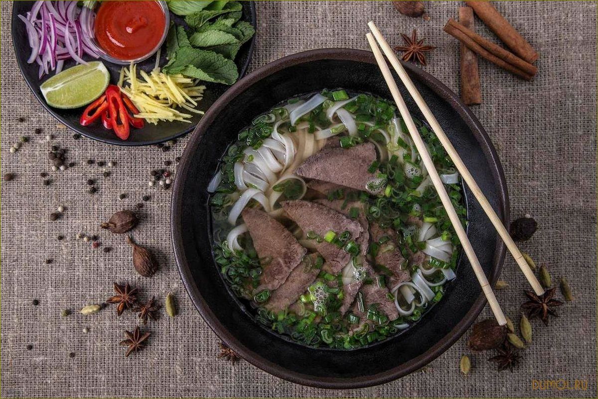 Вьетнамский суп Фо: рецепт приготовления и особенности