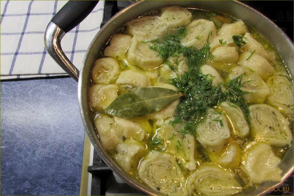 Рецепт приготовления галушек для супа