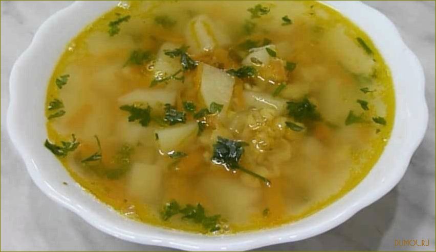 Гороховый суп без картошки