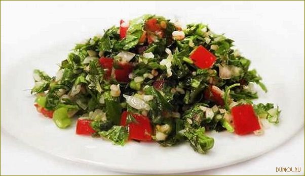 Ливанский салат: рецепты и особенности