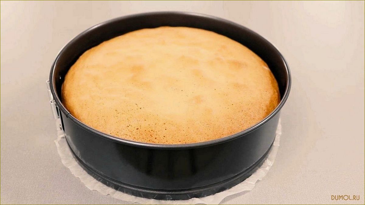 Классическое бисквитное тесто: рецепт и секреты приготовления