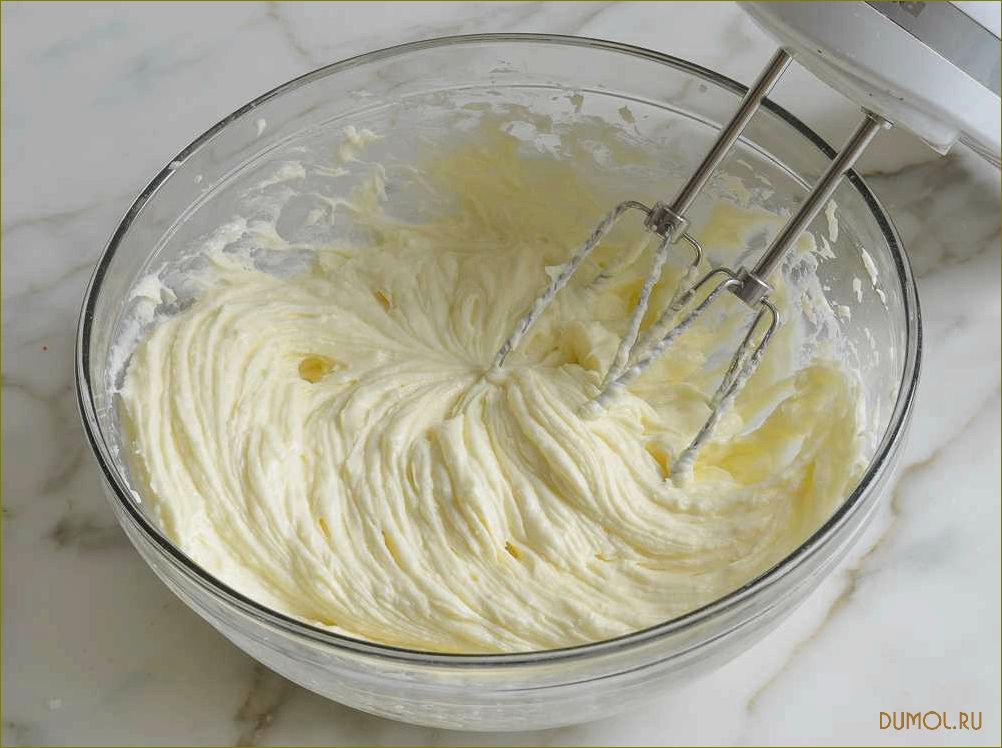 Быстрая глазурь из крем-сыра для торта