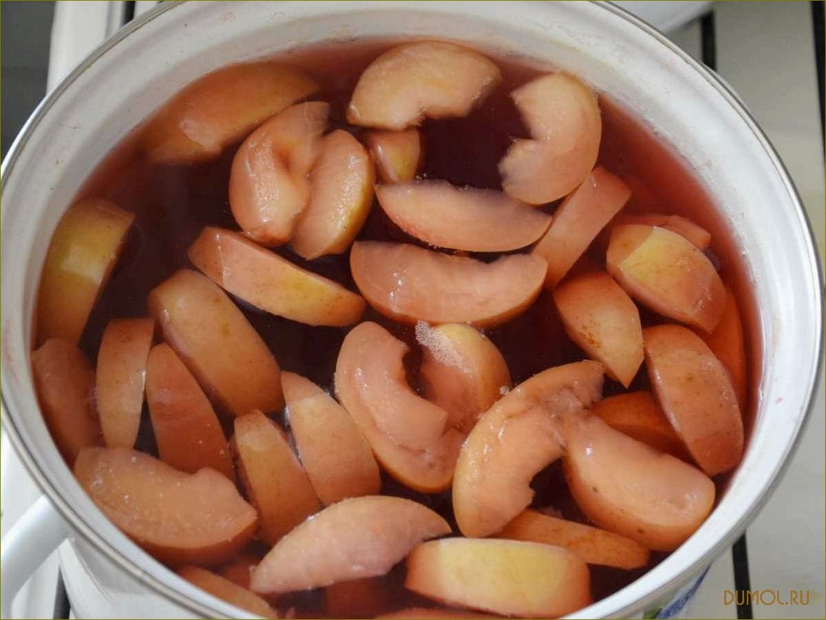 Рецепт вареных яблок