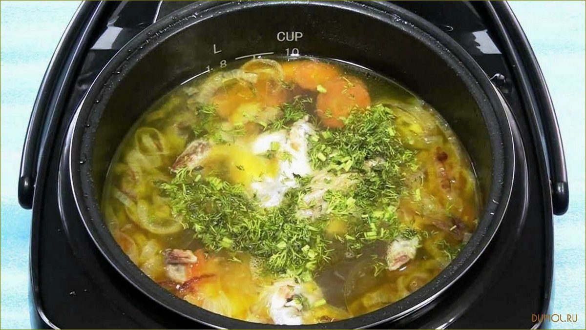 Куриный суп в мультиварке: простой и вкусный рецепт
