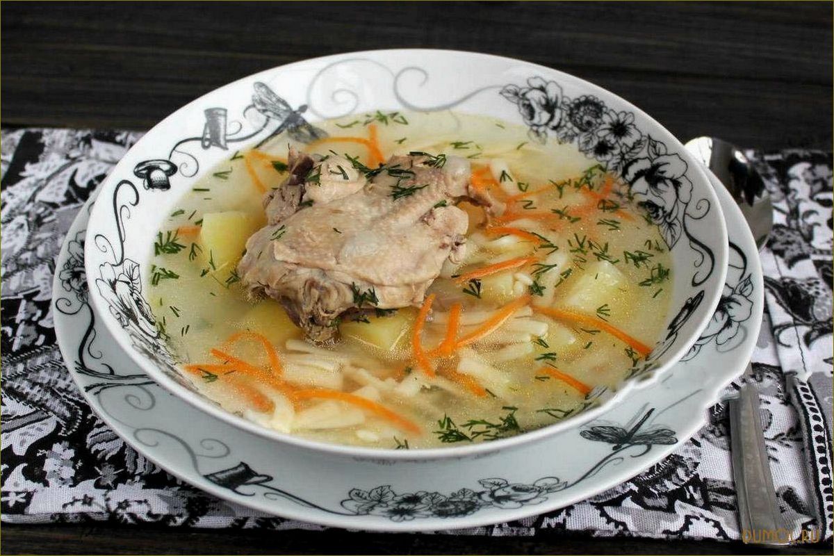 Куриный суп в мультиварке: простой и вкусный рецепт