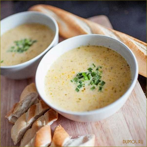 Луковый суп с плавленным сыром — рецепт приготовления