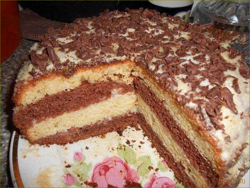 Домашний кефирный торт