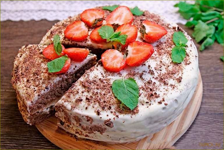 Домашний кефирный торт