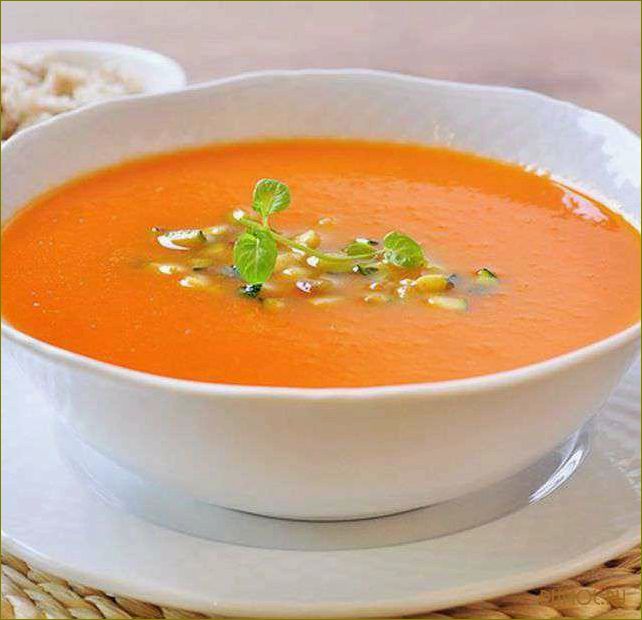 Суп-потаж морковный