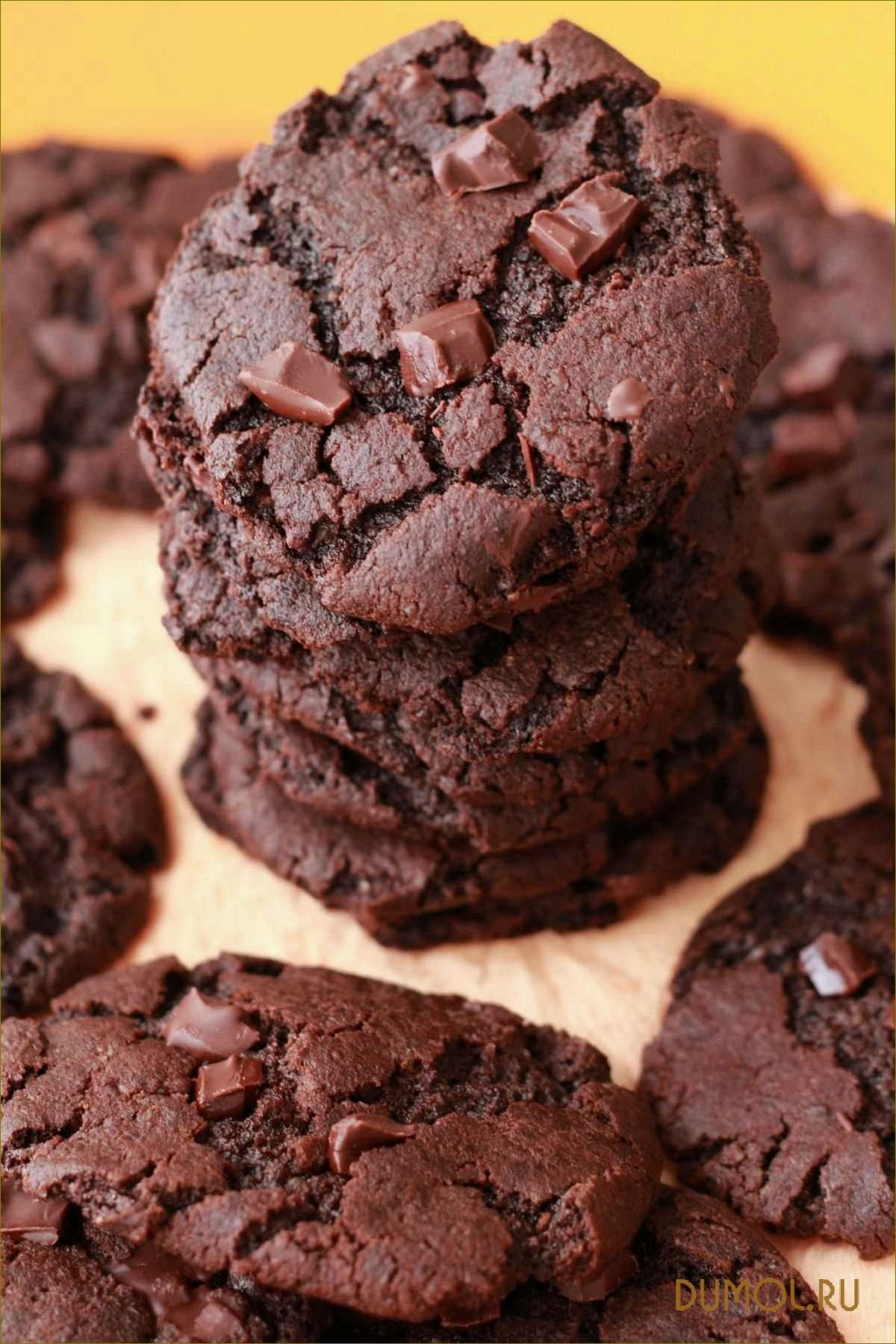 Рецепт мягкого шоколадного печенья