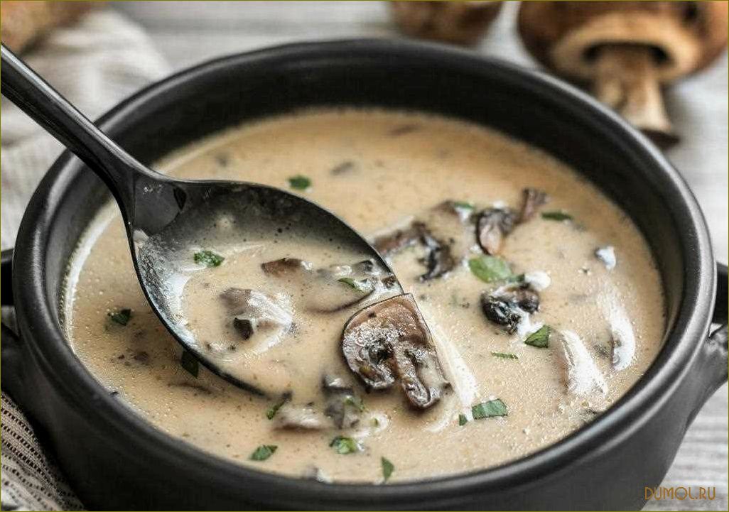 Классический грибной суп