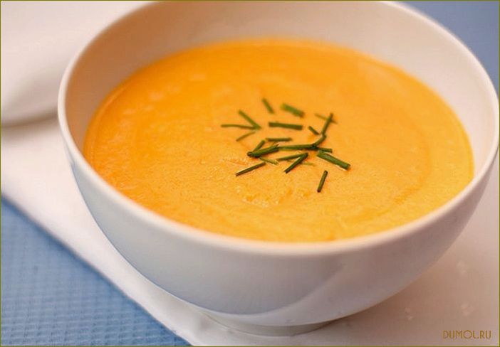 Летний суп из моркови