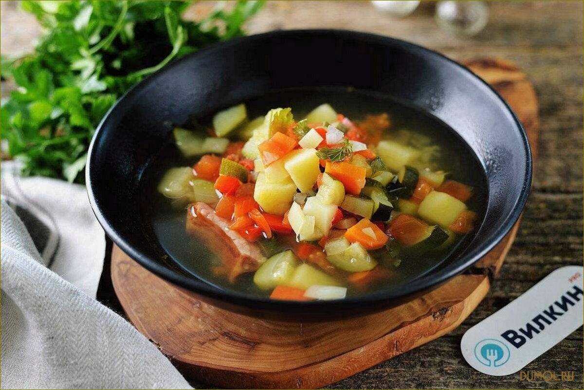 Рецепт супа из кабачков и картофеля