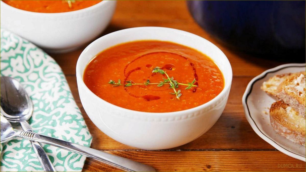 Турецкий томатный суп: рецепт приготовления и секреты вкуса