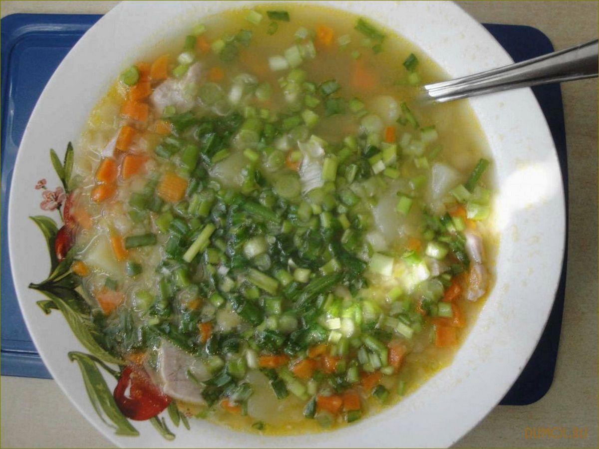 Наваристый суп из смеси бобов и круп