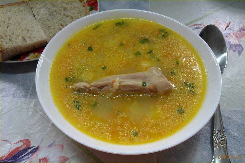 Суп с рисом в мультиварке