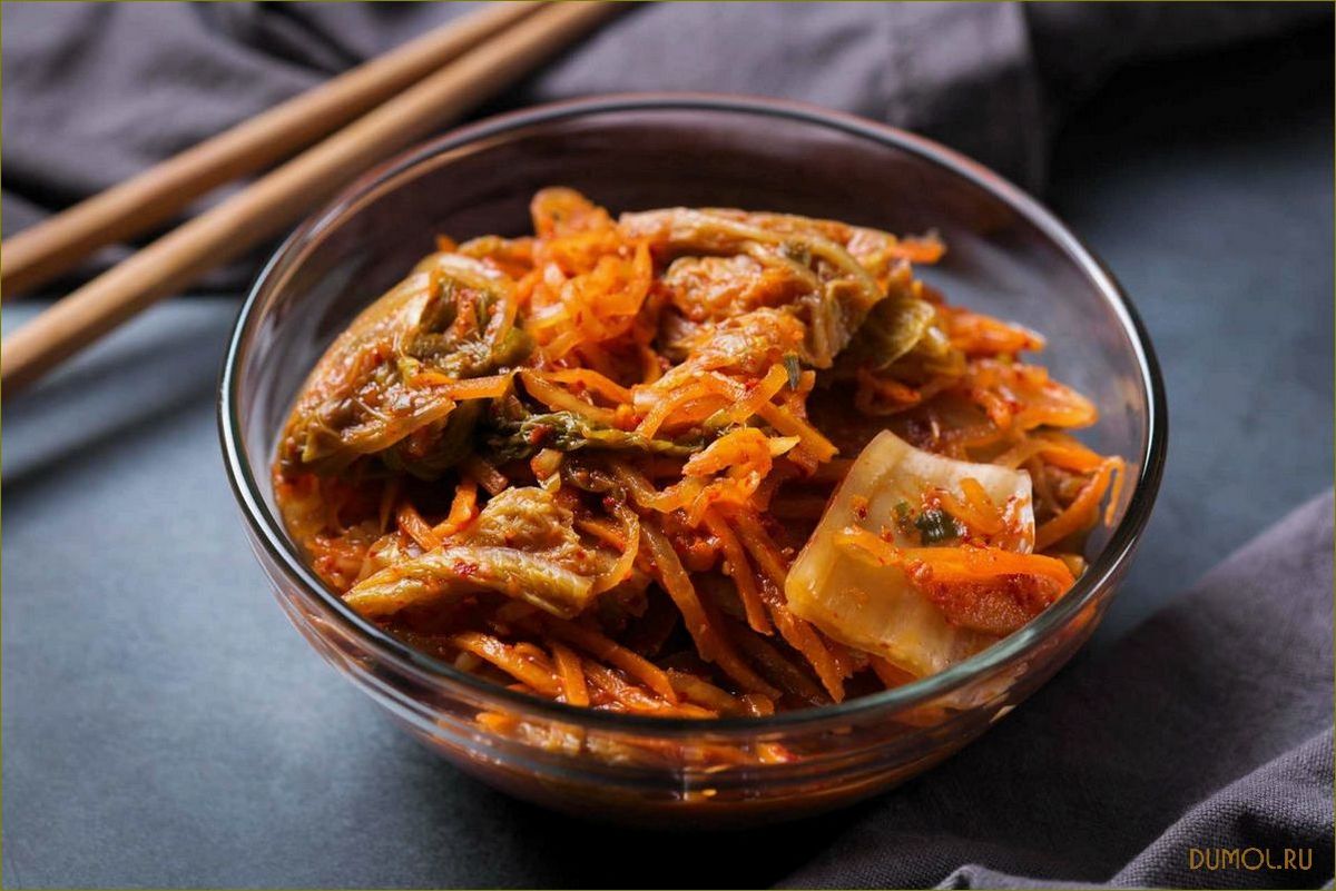 Тыква по-корейски — вкусное и оригинальное блюдо