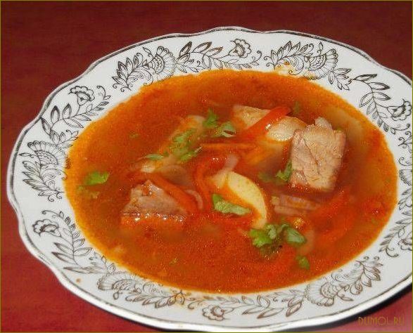 Суп из конины: рецепты и полезные свойства