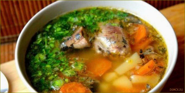 Рецепт супа с сайрой