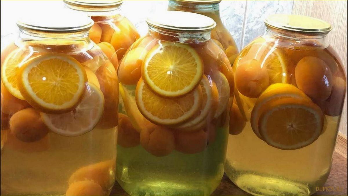 Как приготовить компот из абрикосов на зиму: рецепты и советы