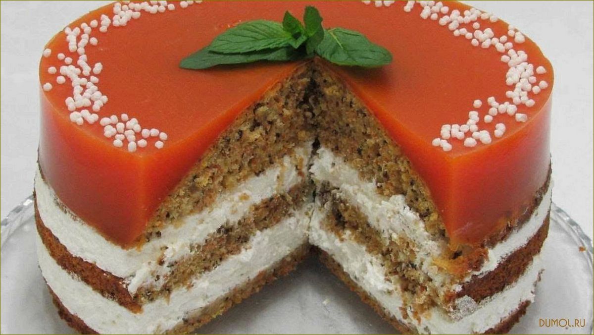 Морковный торт Рыжий дружок