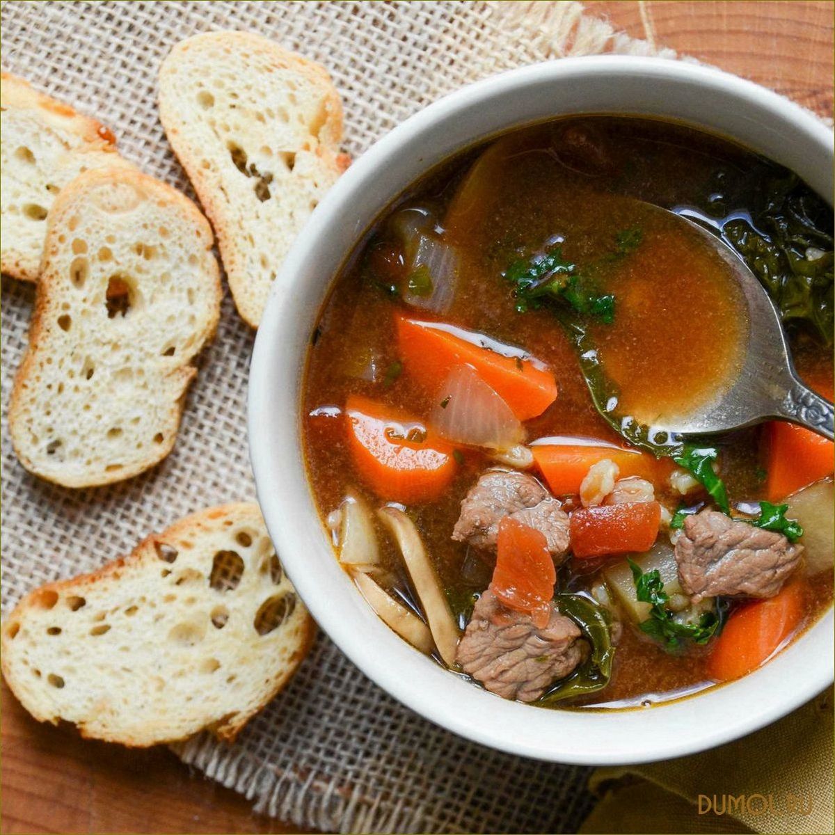 Рецепт супа из говядины