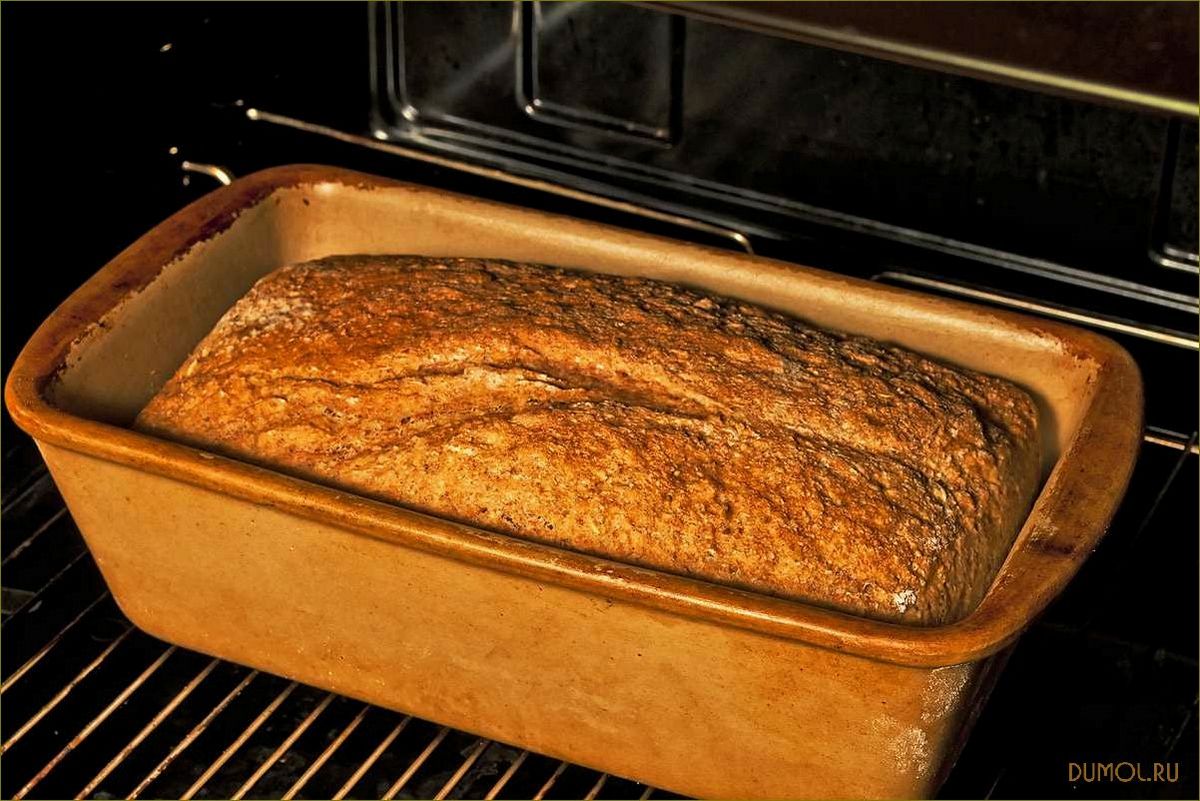Рецепт приготовления простого хлеба в духовке