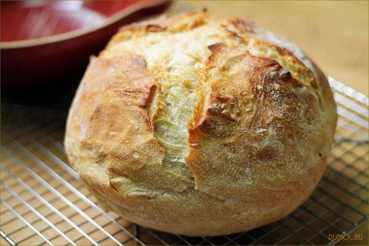 Рецепт приготовления простого хлеба в духовке