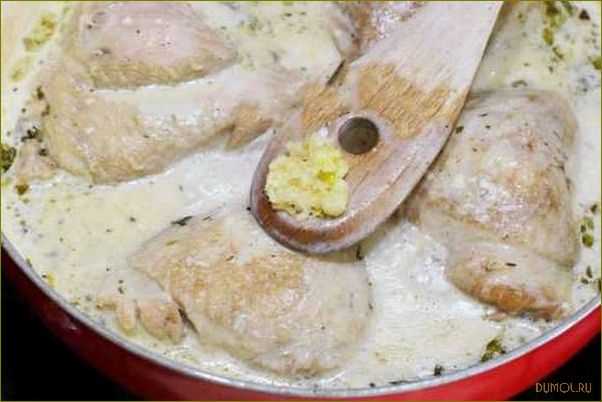 Курица в сырном соусе 