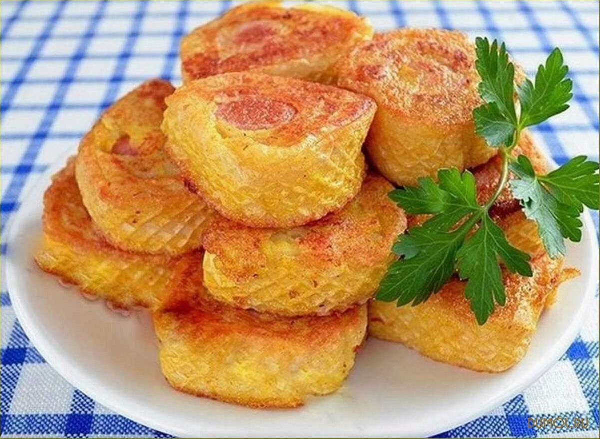 Сосиски в вафлях — вкусное сочетание горячего и хрустящего