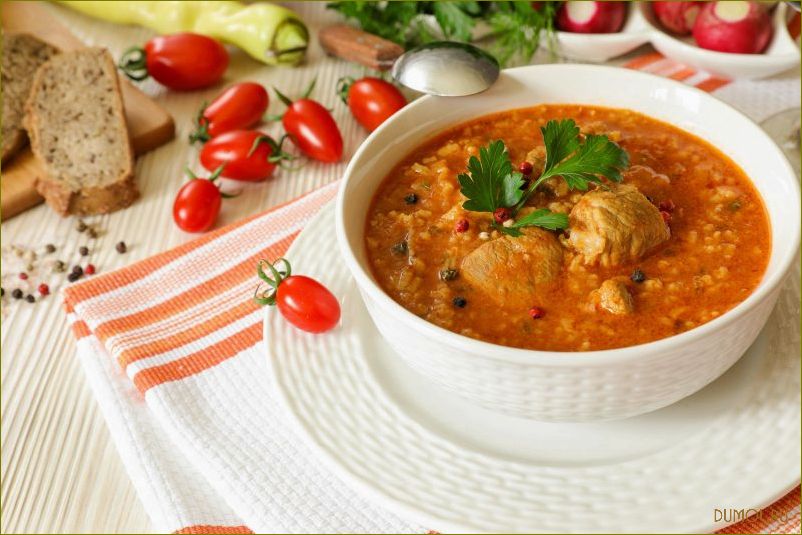 (харчо, картошкой, рецепт, приготовления) Суп харчо с картошкой: рецепт приготовления