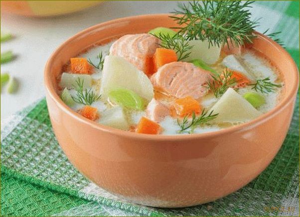 (финский, лосося) Финский суп из лосося