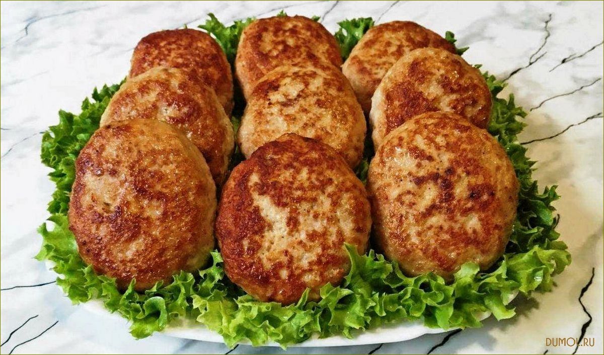 (сочные, котлеты, куриного, фарша) Сочные котлеты из куриного фарша