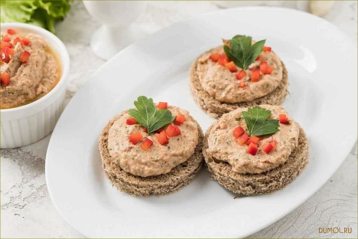(фасолевый, паштет, крекерах) Фасолевый паштет на крекерах