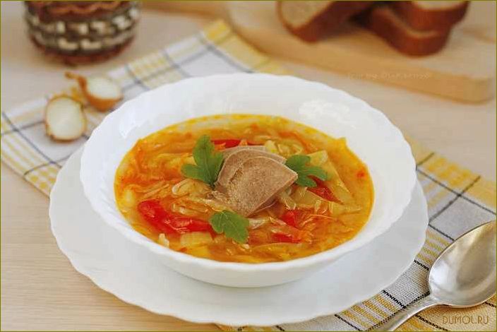 (рецепт, говядиной, вкусное, сытное, блюдо) Рецепт щей с говядиной: вкусное и сытное блюдо