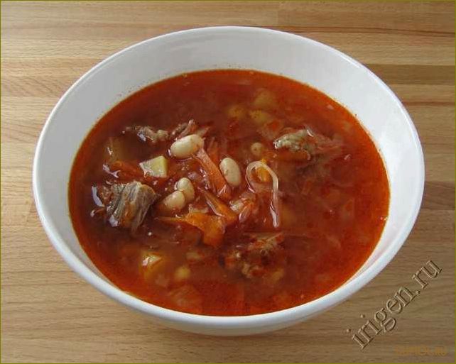 (свежей, капустой, фасолью, рецепт, приготовления) Щи со свежей капустой и фасолью — рецепт приготовления и полезные свойства
