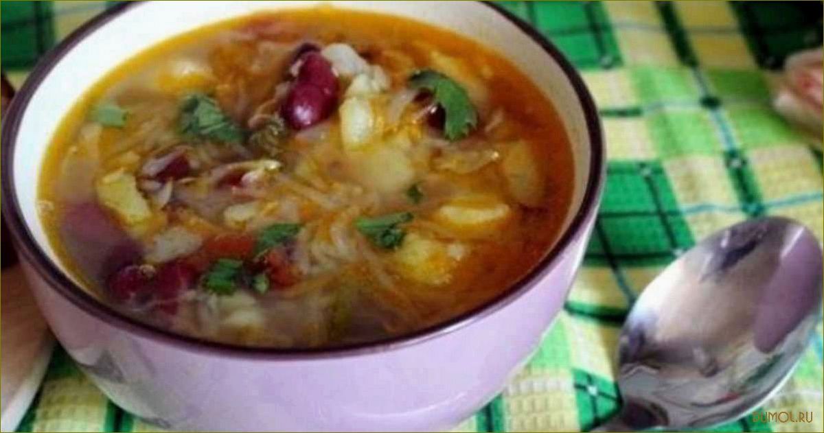 (свежей, капустой, фасолью, рецепт, приготовления) Щи со свежей капустой и фасолью — рецепт приготовления и полезные свойства